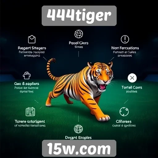 Recursos e funcionalidades do site 444tiger